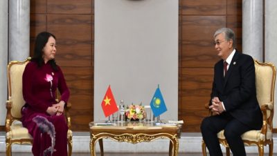 Head of State held a meeting with Vietnamese Vice President Võ Thị Ánh Xuân