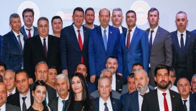 Cumhurbaşkanı Ersin Tatar, Antalya Esnaf ve Sanatkârlar Odalar Birliği’nin 2022 yılı başkanlar kurulu toplantısına katıldı