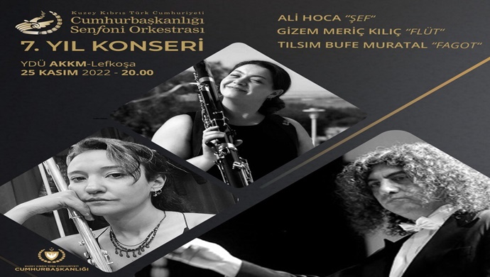 KKTC Cumhurbaşkanlığı Senfoni Orkestrası, “7. Yıl Konseri” ile sanatseverlerle buluşuyor