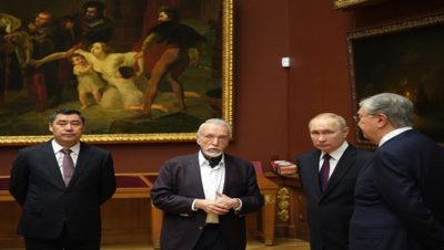 Президент Садыр Жапаров и лидеры СНГ посетили Русский музей и провели неформальный завтрак