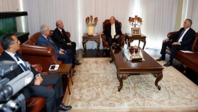 KIB-TEK yönetim kurulu ve genel müdürünü kabul eden Cumhurbaşkanı Ersin Tatar vurguladı