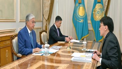 Devlet başkanı, Rekabeti Koruma ve Geliştirme Ajansı başkanı Marat Omarov’u kabul etti