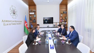 Azerbaycan Cumhuriyeti Bilim ve Eğitim Bakanı ile görüşme