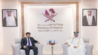 Meeting of the Ambassador with the Deputy Minister of the Interior of Qatar