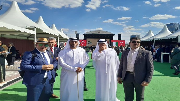 THE FIRST DAY OF THE UAE CULTURAL FESTIVAL WAS MADE SPECTACULARLY