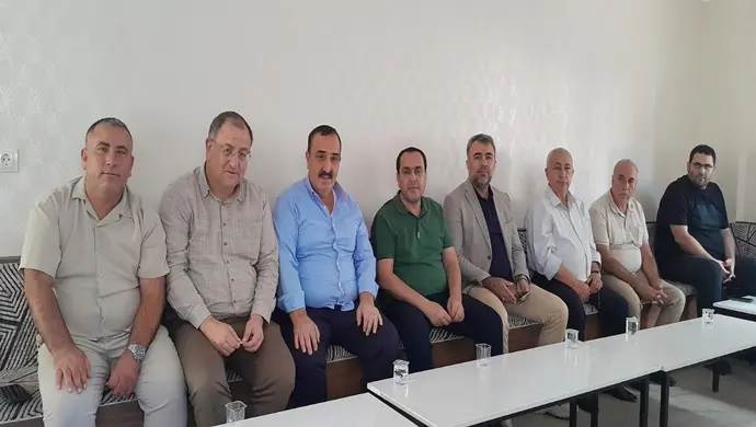 PROTOKOL`DAN ÜNLÜ İŞ ADAMI AKİF ÇOBANOĞLU`NA TAZİYE ZİYARETİ